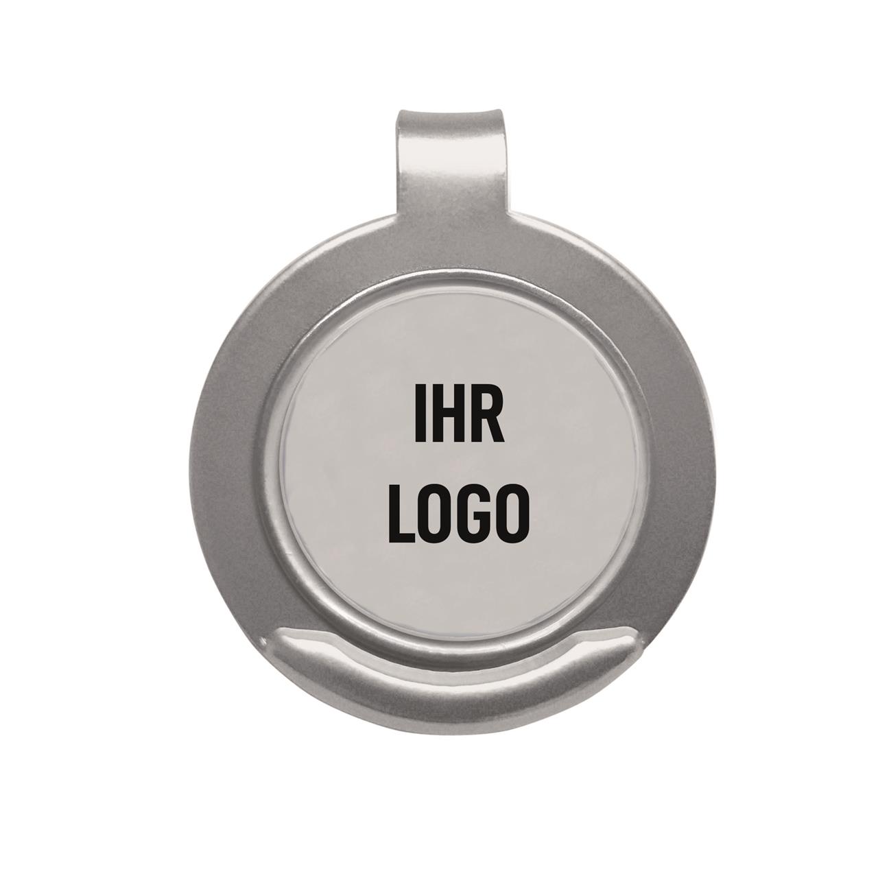Flag 18 Cap Clip silber
